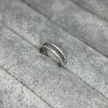 Double Hoop Lined Sparkle Seamless Clicker Hoop Ring