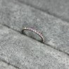 Hinged Segment Hoop With CZ Pave
