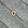 CZ Paved Pear With Pear CZ Center