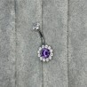 Flower Belly Button Ring