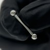 Externally threaded Implant Grade Titanium Barbell with balls