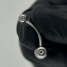 Externally Threaded Implant Grade Titanium Belly Button