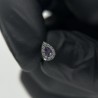 CZ Paved Pear With Pear CZ Center