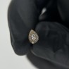 CZ Paved Pear With Pear CZ Center