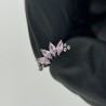 4 Prong Set Marquise CZ Tri-bead Cluster