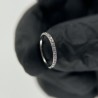 Implant Grade Titanium Hinged Segment Hoop Ring With Side CZ Pave