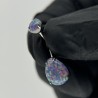 Round Top Opal With Prong Set Pear Opal