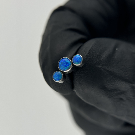 3-Bezel Set Opal Top