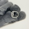 Implant Grade Titanium Hinged 1,2 mm Moon Segment Hoop Ring