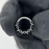 Implant Grade Titanium Spiked Hinged Segment Hoop Ring