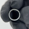 Implant Grade Titanium Hinged Segment Hoop Ring With Facing Pave  CZ