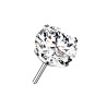 Threadless Push Pin Cz