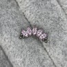 Internally 5 Prong Set Marquise CZ Tri-bead Cluster