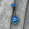 Opal  Belly Button Ring