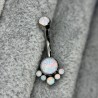 Opal  Belly Button Ring