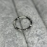 Square Cut Face Segment Ring