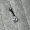 CZ Belly Button Rings